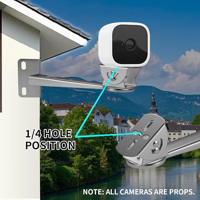 ZT-NET Security Camera Corner Pole Mounting Bracket Stainless Steel Mount - Image 7