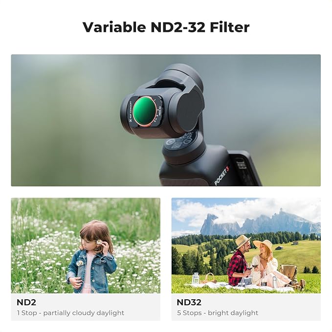 K&F CONCEPT FSD01 Magnetic Wide Angle Lens & Effect & ND & CPL Filter Set - Image 5