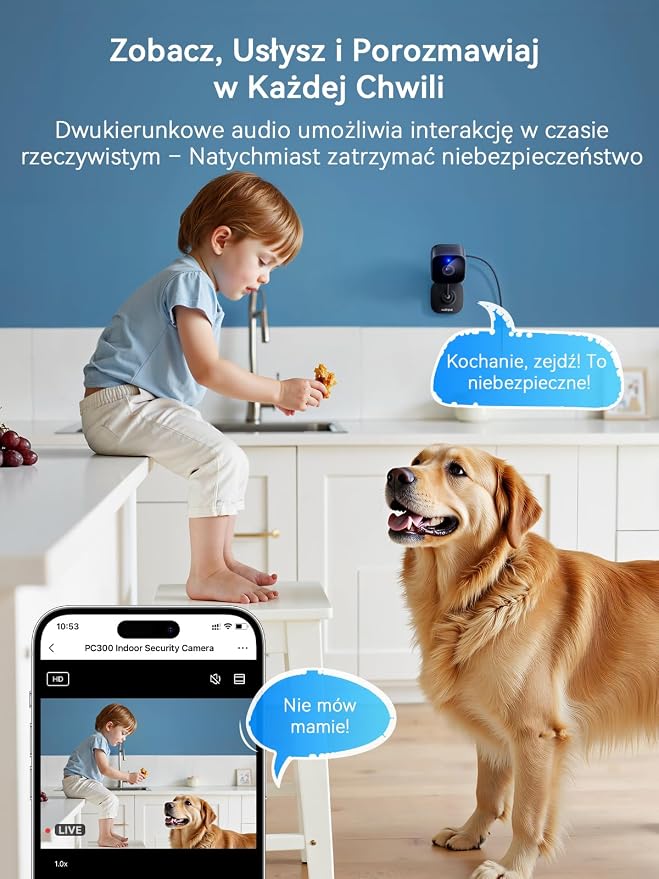 Outinput Indoor Security Camera, 2K WiFi Home Camera - Image 7