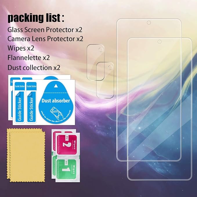 Galaxy S20 FE HD Clear Tempered Glass Screen Protector + Camera Lens Protectors - Image 7