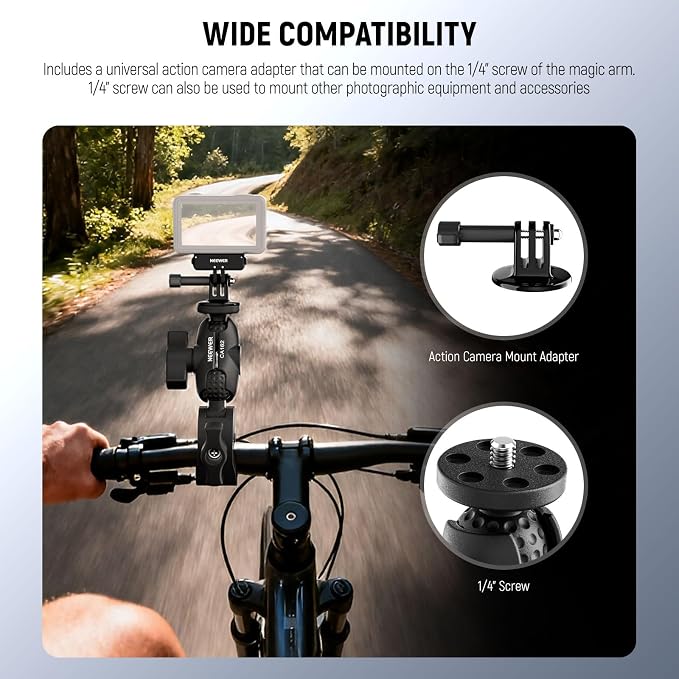 NEEWER Super Clamp Action Camera Mount - Image 2