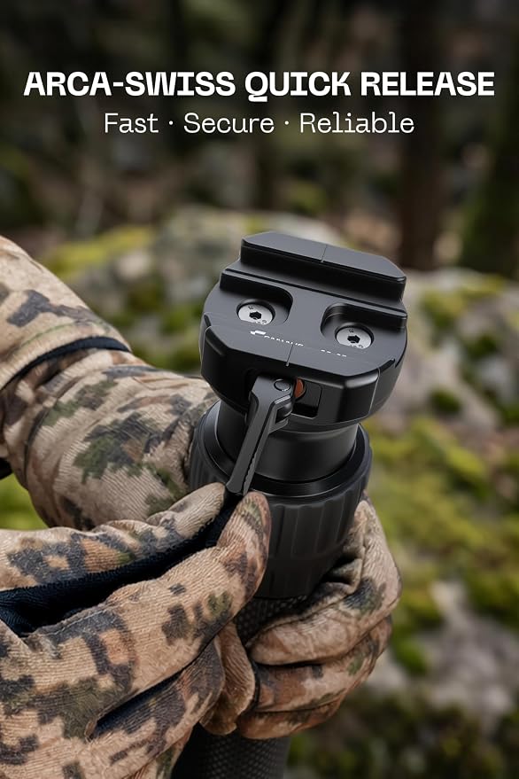 FANAUE Hunting Shooting Stick, Adjustable Height Monopod - Image 2