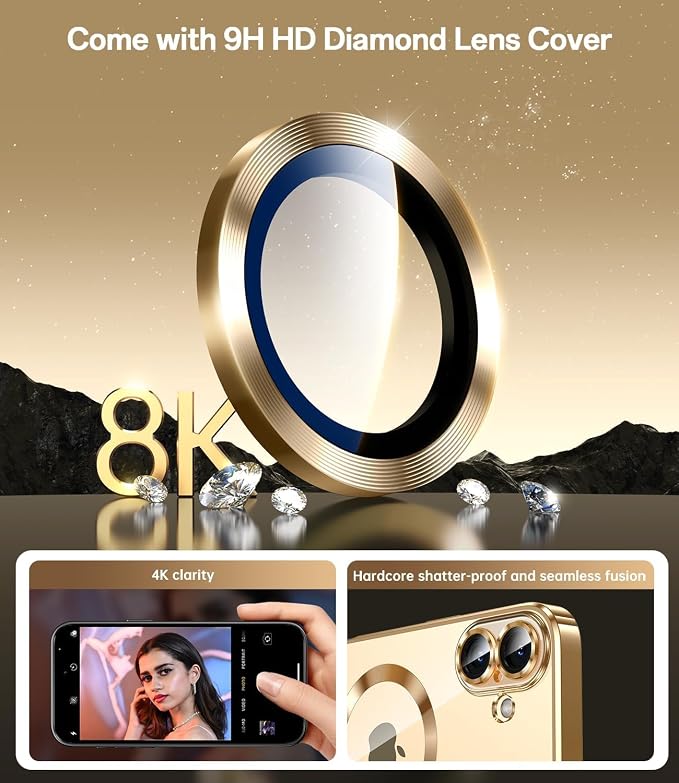 Magnetic Glossy Case for iPhone 17 Air, iPhone 17Air Phone Case Slim Clear - Image 4