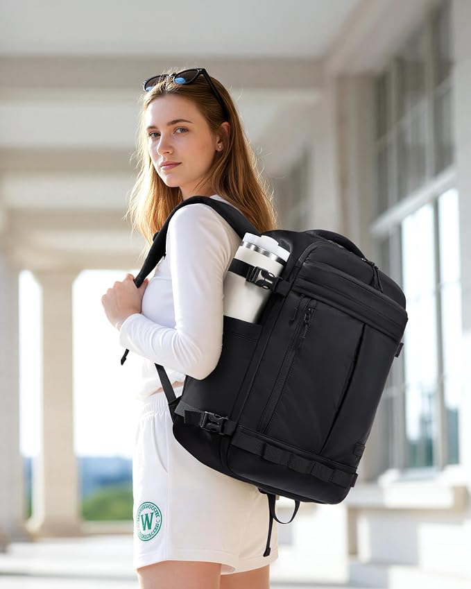 LOVEVOOK 40L Travel Backpack for Women Men, Airline Approved Carry On Luggage - Image 2