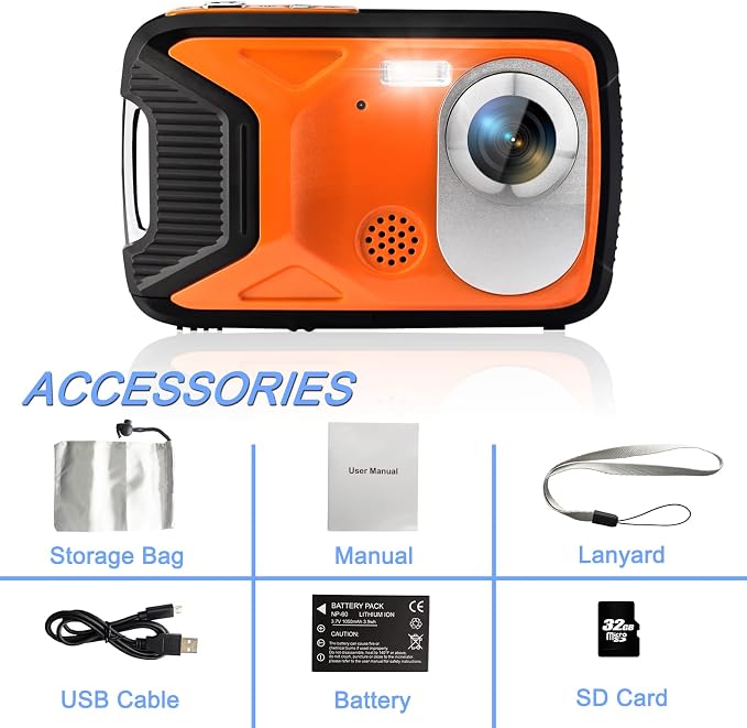 16FT Underwater Camera 30MP Waterproof Digital Camera - Image 7