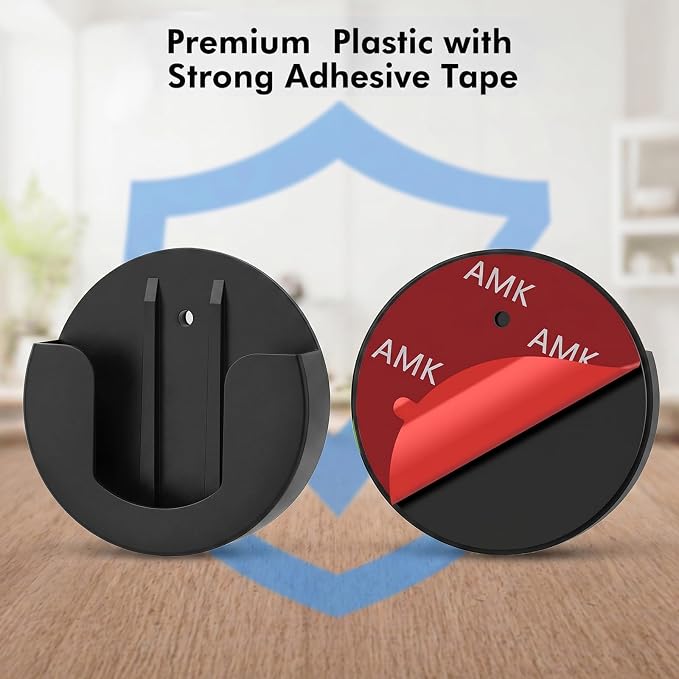 2 Pack Adhesive Indoor Wall Mount, Two Ways Easy Installation - Image 3
