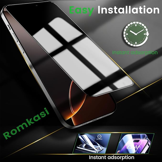 Romkasi 4 Pack Privacy Screen Protector - Image 6