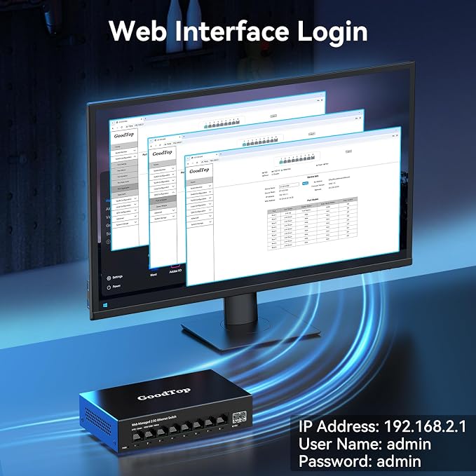 8 Port 2.5G Managed Ethernet Switch - Image 4