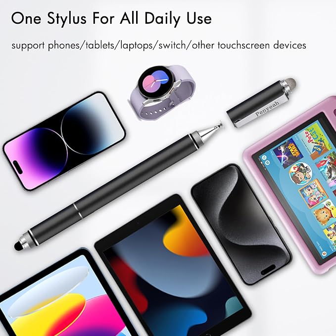 Penyeah Stylus Pen, 4 in 1 Disc Stylus Pens - Image 6