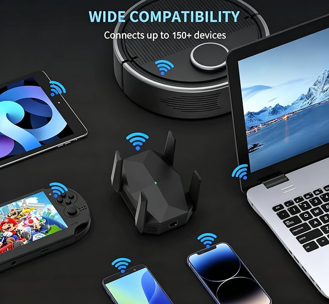WiFi Extender, 2026 20X Fastest WiFi 6 Booster AX3000 Dual Band 19, 000 sq.ft - Image 3