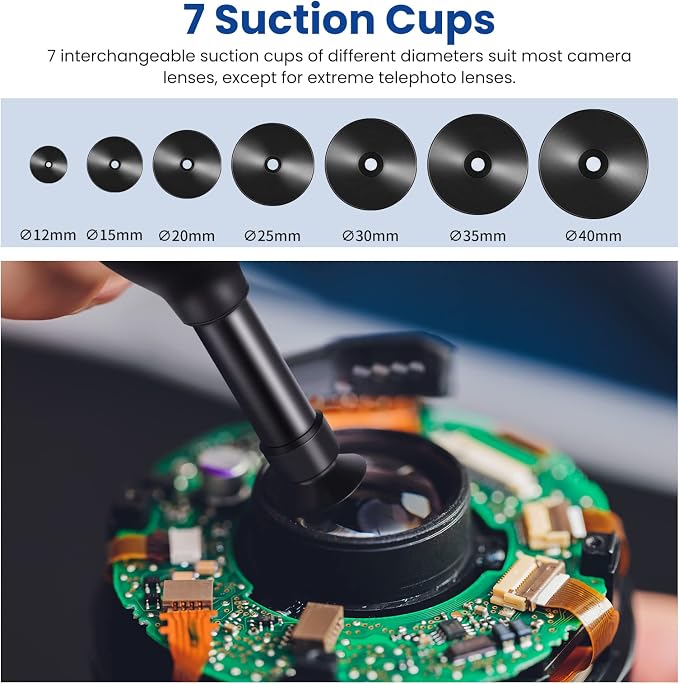 NEEWER 8-in-1 Lens Sucker Kit, IC Pick Up Vacuum Suction Pen - Image 5