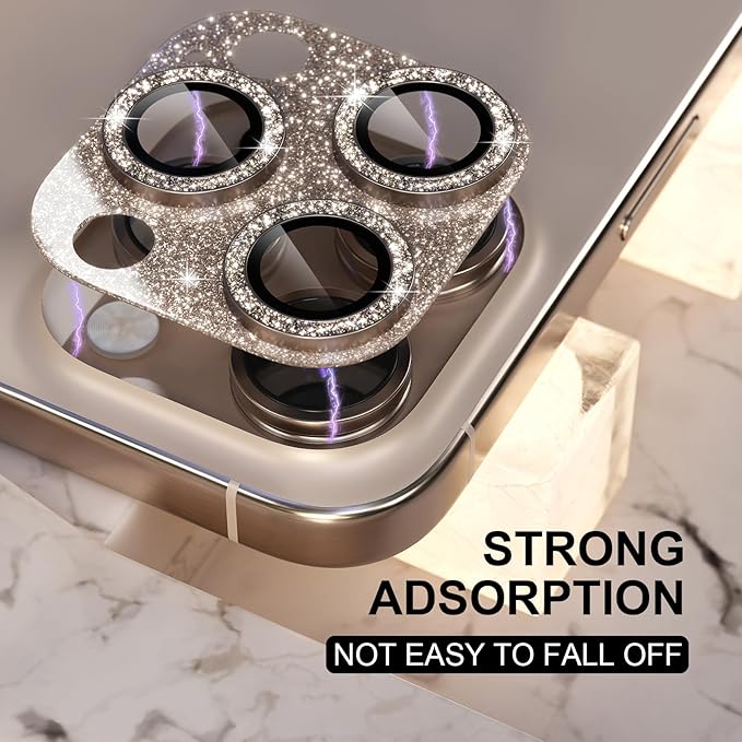 Choiche Compatible for iPhone 16 Pro/iPhone 16 Pro Max Camera Lens Protector - Image 6