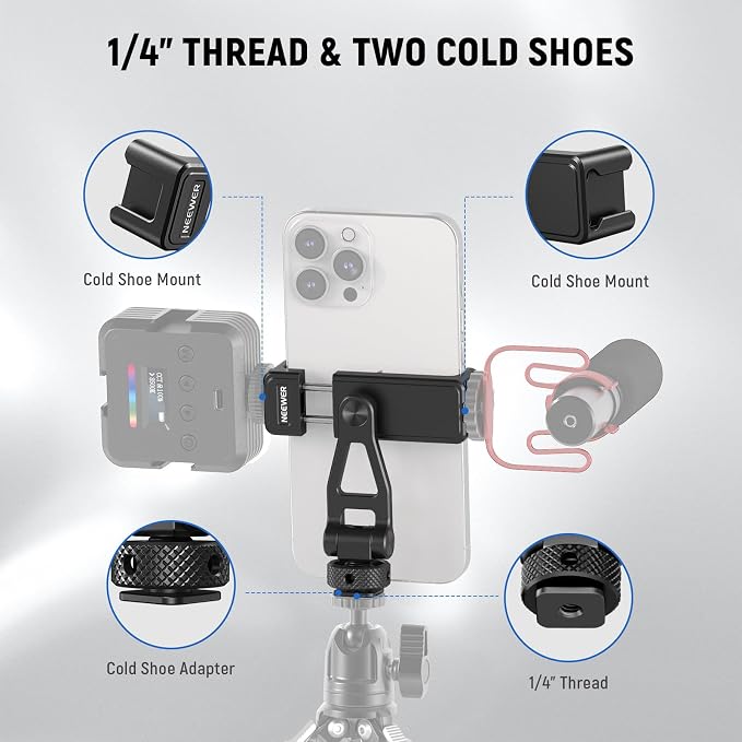 NEEWER Adjustable Phone Tripod Mount - Image 3