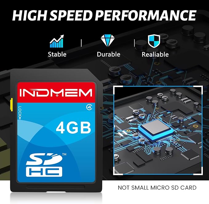 SD Card 4GB, 10 Packs Class 4 4GB Flash Memory Card MLC Standard Secure Digital - Image 3