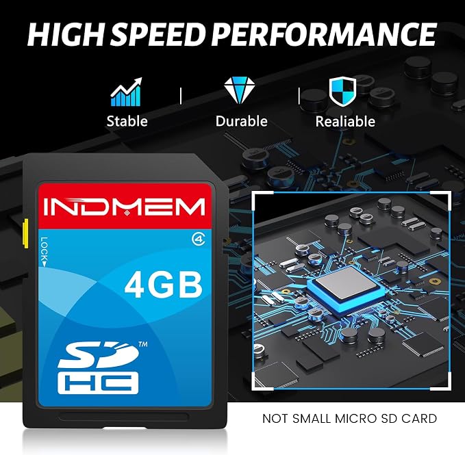 SD Card 4GB 3 Pack, Class 4 Flash SDHC Memory Cards MLC Stanard Secure Digital - Image 6