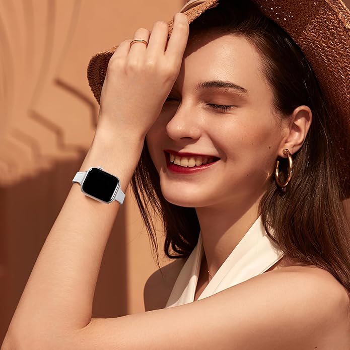 Charlam Slim Leather Band Compatible - Image 2