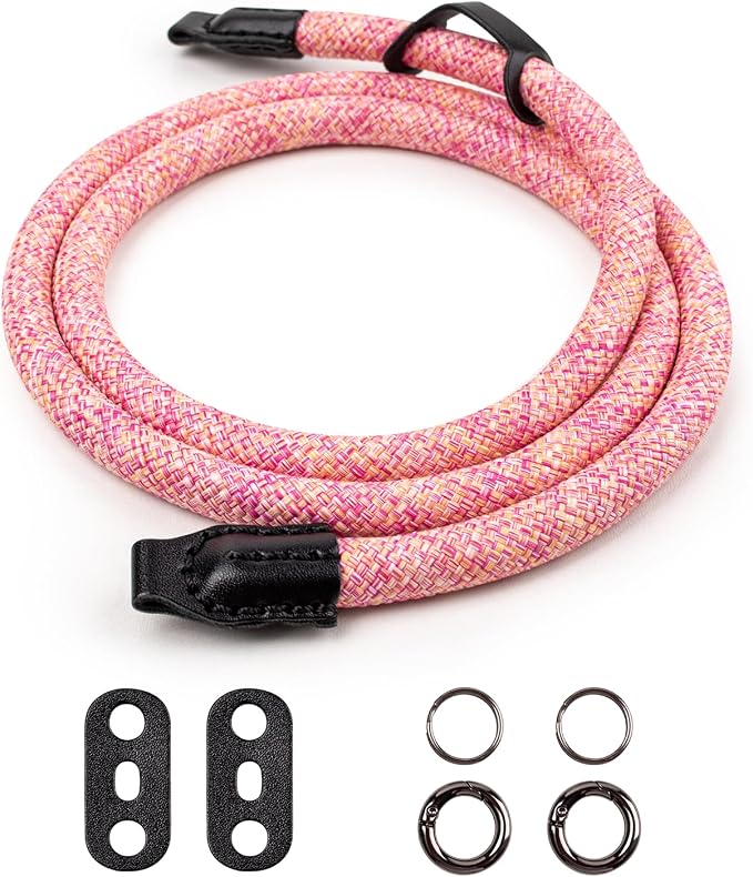 VOVMOEYA Nylon Braided Camera Rope Strap, Camera Neck Shoulder Strap - Image 3