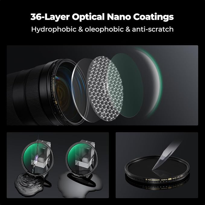 K&F Concept 55mm Circular Polarizers Filter Super Slim - Image 6