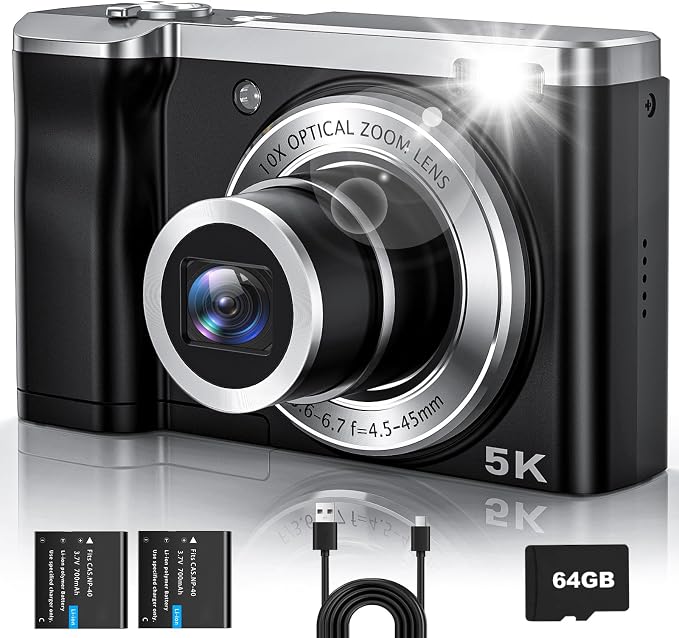 CAMKORY 5K Vlogging Camera by CAMKORY