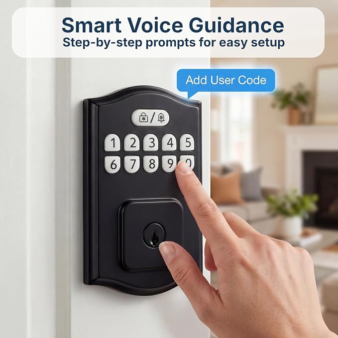 Keyless Entry Door Lock, Smart Deadbolt - Image 8
