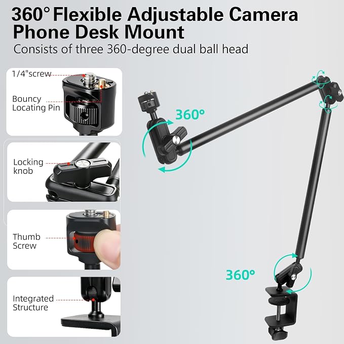 Desktop Clamp Magic Arm 33.84" Kit - Image 3