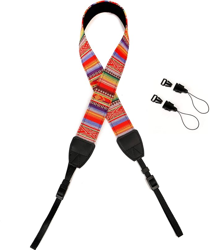 Camera Strap Canvas Rainbow Shoulder Strap - Image 4