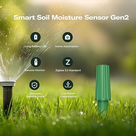 THIRDREALITY Smart Soil Moisture Sensor Gen2, Zigbee hub Needed, Enhanced - Image 2