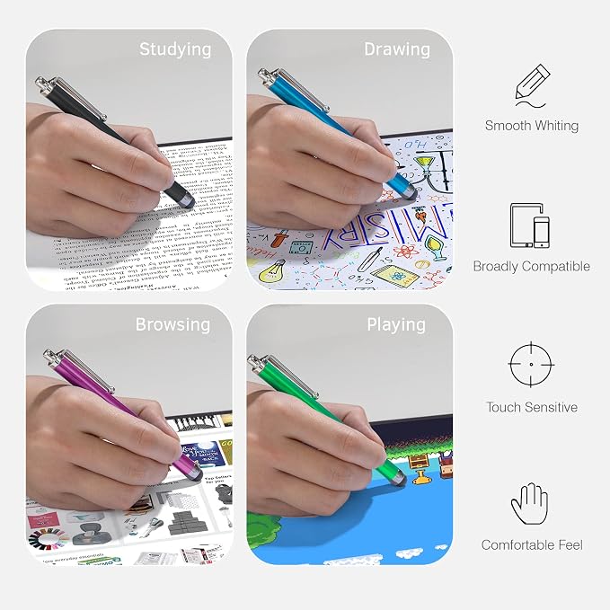 Stylus Pens for Touch Screens, Abiarst High Precision Universal Stylus for iPad - Image 5