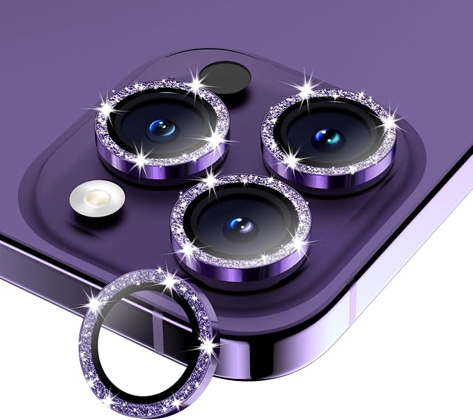 for iPhone 14 Pro/14 Pro Max Camera Lens Protector, Tempered Glass Screen by WumigooProducts