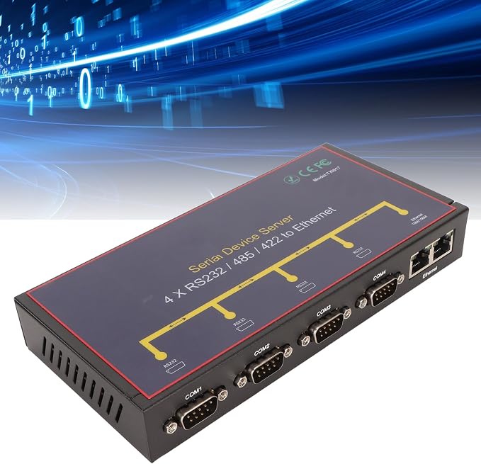 Zyyini 4-Port Serial Device Server Converter, RS232/RS485/RS422 to Ethernet - Image 6