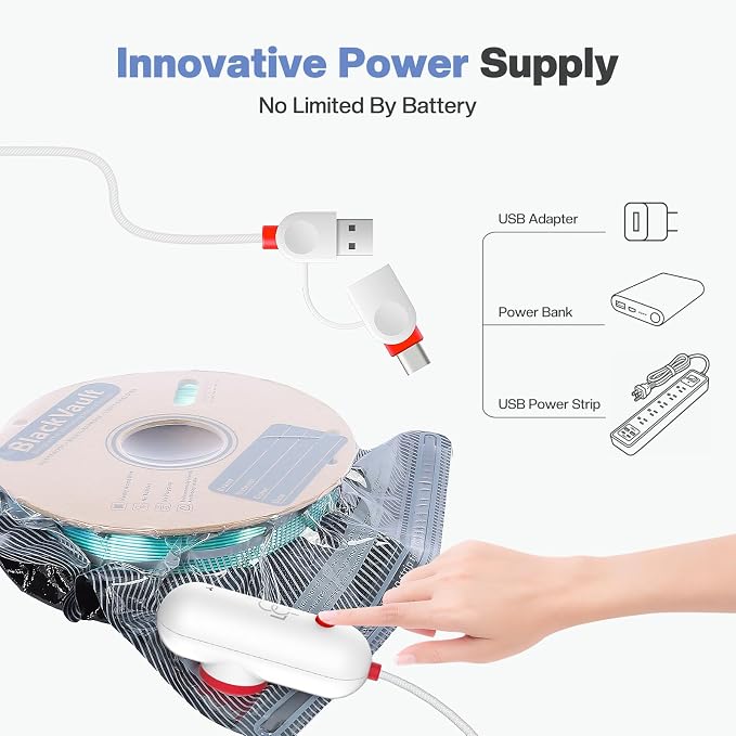 Vacbird 30pcs Filament Storage Bags Light-Proof Vacuum Storage Kit - Image 2