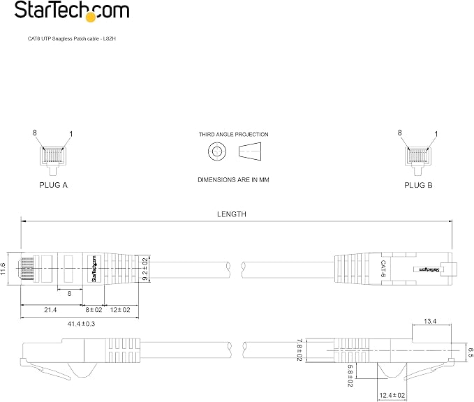 StarTech.com 7ft CAT6 Ethernet Cable - Image 7