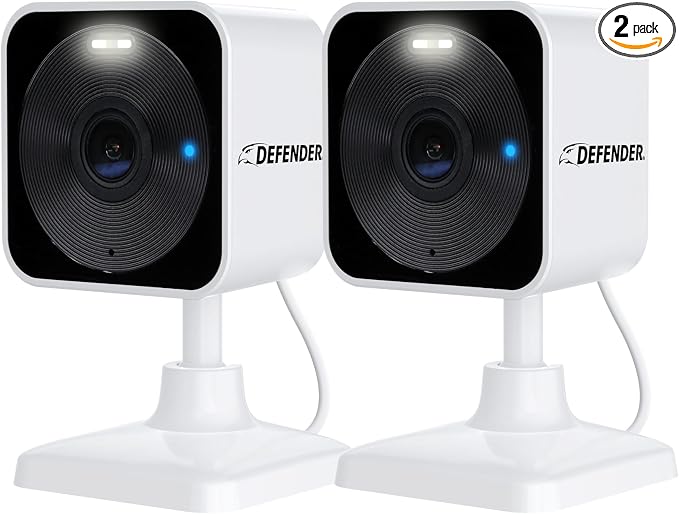 Defender GO 2K AI Powered WiFi Indoor/Outdoor Home, Baby Security Camera by Defender