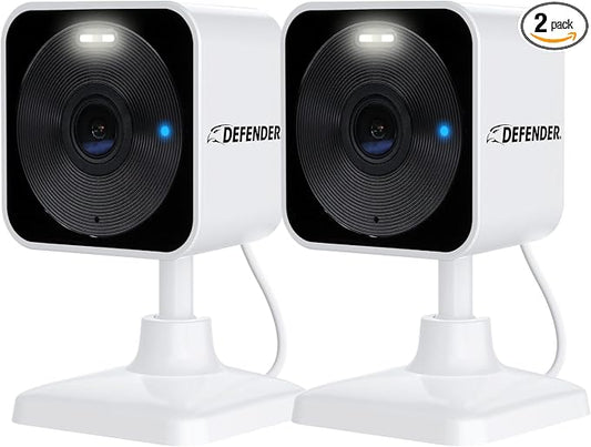 Defender GO 2K AI Powered WiFi Indoor/Outdoor Home, Baby Security Camera by Defender