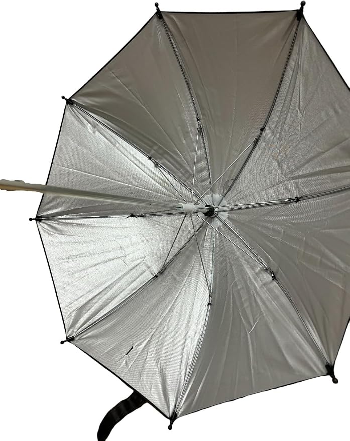 360 Swivel Umbrella with Hot Shoe Camera Rain Cover, Sunshade Protector - Image 6