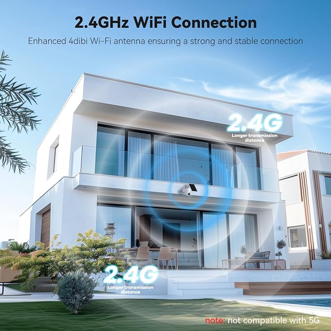 ELYSOO Solar Camera Outdoor Wireless, 2K Color Night Vision, Security Cameras - Image 5