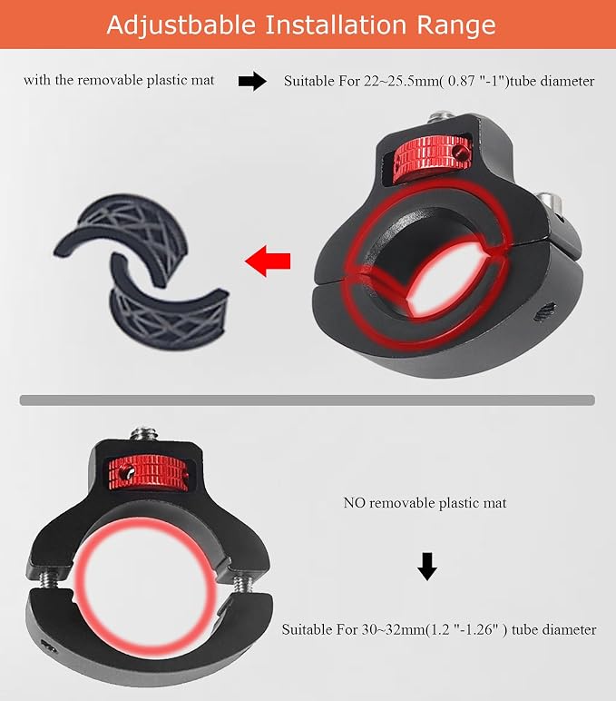 Niewalda Aluminum Bike/Motorcycle Handlebar Mount - Image 3
