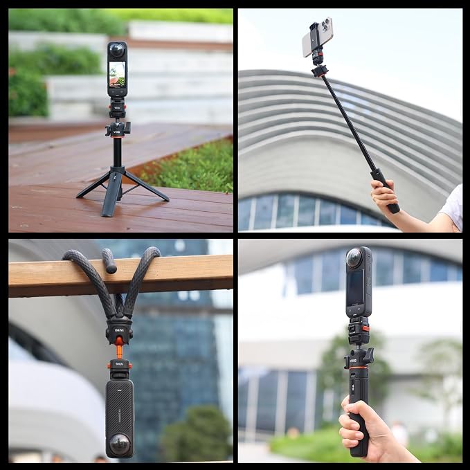 VRIG Claw Mini Quick Release Plate Tripod QR Camera Mount Adapter, Quick Setup - Image 6