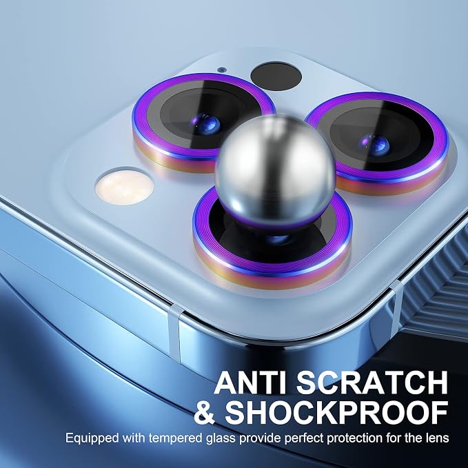 Choiche Compatible for iPhone 13 Pro/iPhone 13 Pro Max Camera Lens Protector - Image 3
