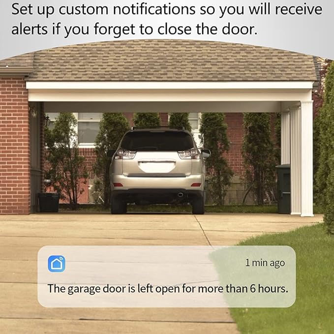 Smart Wi-Fi Garage Door Opener Remote, APP Control, Compatible - Image 2