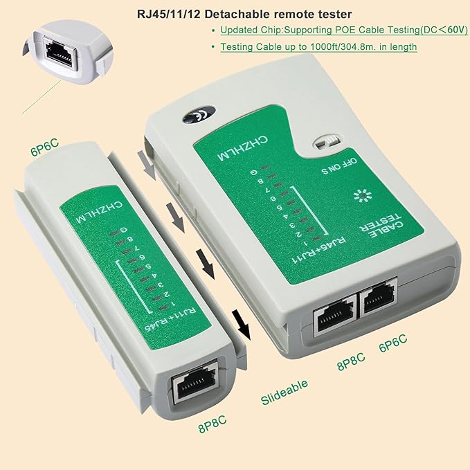 Rj45 Crimp Tool Pass Through Ethernet Crimping Tool kit - Image 5