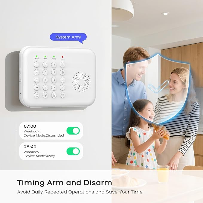 Alarm System for Home Security, WiFi+GSM/4G Compatible - Image 8