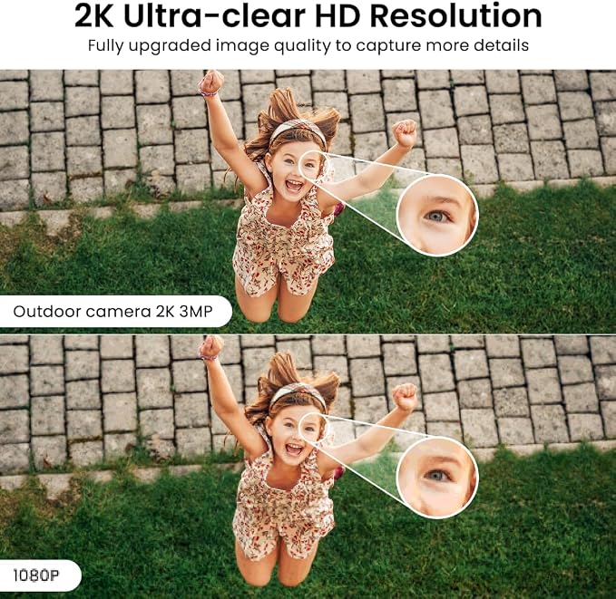 AOQEE 2K Cameras for Home Security-Outdoor/Indoor Camera for - Image 3