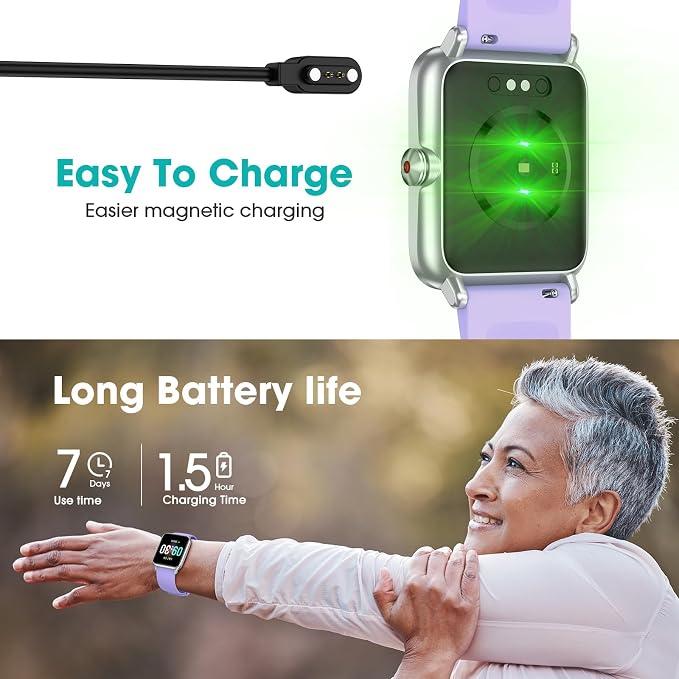 Pedometer Watch Senior Friendly No App/Phone Required, Waterproof Fitness - Image 6