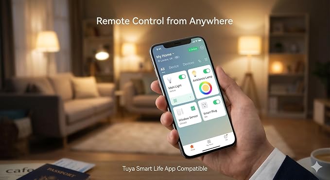 Smart Multi-Mode Gateway, Zigbee 3.0 & Bluetooth Mesh Hub, Tuya Smart Life App - Image 5