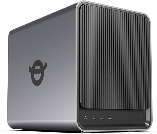 Yxk Zero1 Pro 4-Bay Desktop NAS, Intel N100 Quad-Core CPU, Enthusiasts Home & by Yxk