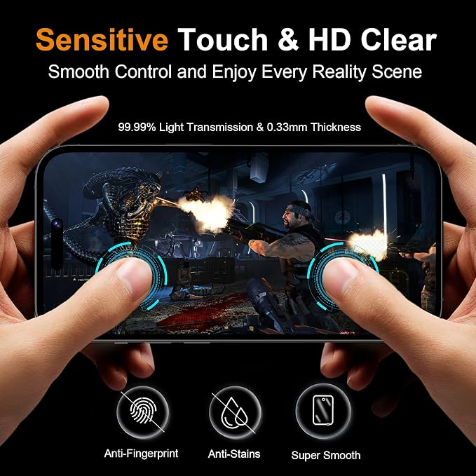 QHOHQ 3 Pack Privacy Screen Protector - Image 3