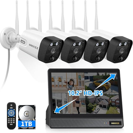 5MP Wireless Security Camera System by OOSSXX