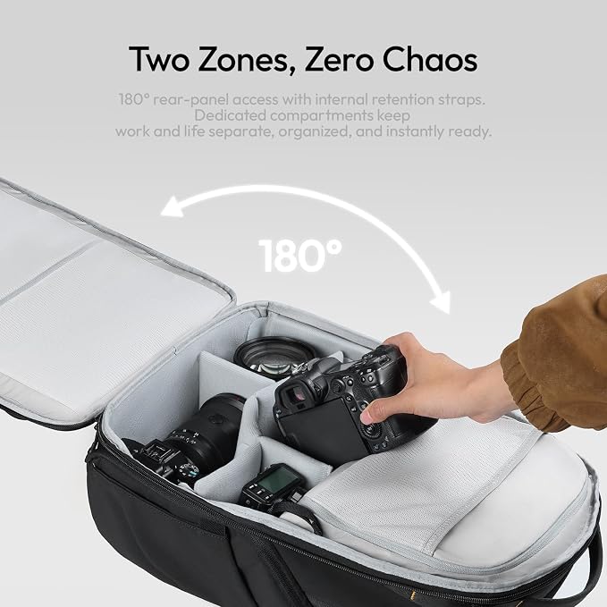 ULANZI YY038 Travel Camera Backpack 22L - Image 7