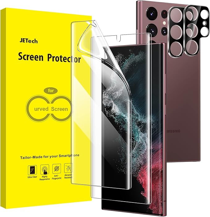 JETech Screen Protector for Samsung Galaxy S22 Ultra 5G 6.8-Inch by JETech
